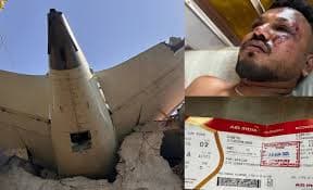kecelakaan pesawat air india 1 orang selamat