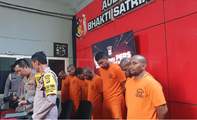 Tampang 7 Pelaku Penusukan 2 Santri di Yogya yang Picu Demo Besar-besaran