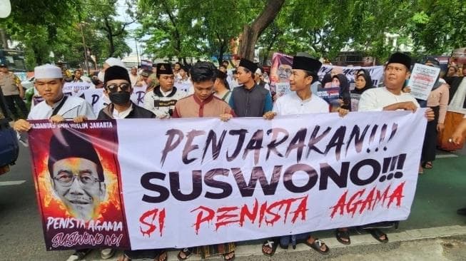 Santri Jakarta Demo, Desak Penangkapan Suswono