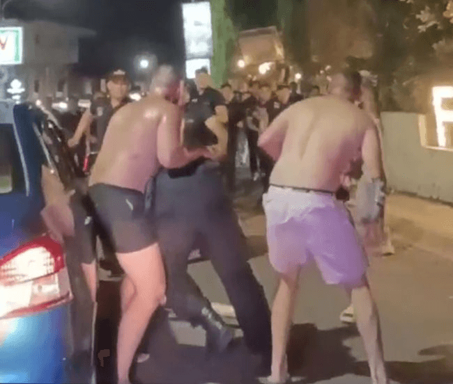 Kericuhan 4 Sekuriti Di Finns Beach Club Bali vs 4 Bule Yang Sok Jagoan