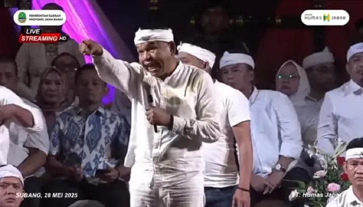 kang dedi mulyadi marah kepenonton yang bawa spanduk persikas